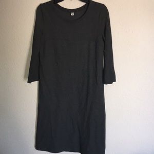 Uniqlo size med charcoal gray dress
